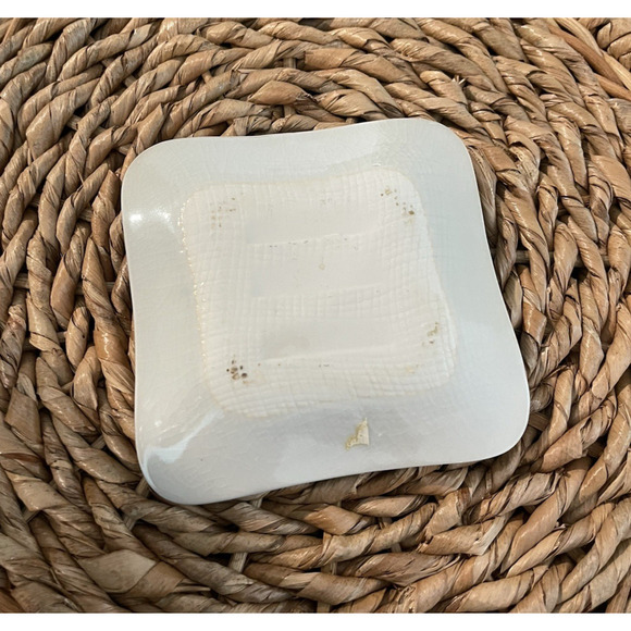 Vintage Otagiri Japan Asian Blue White Trinket Dish Set of 2 Porcelain Floral - Picture 9 of 9